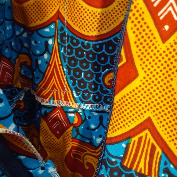 African Style Handmade Girls Dashiki Dress - Picture 4 of 6